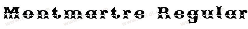 Montmartre Regular字体转换